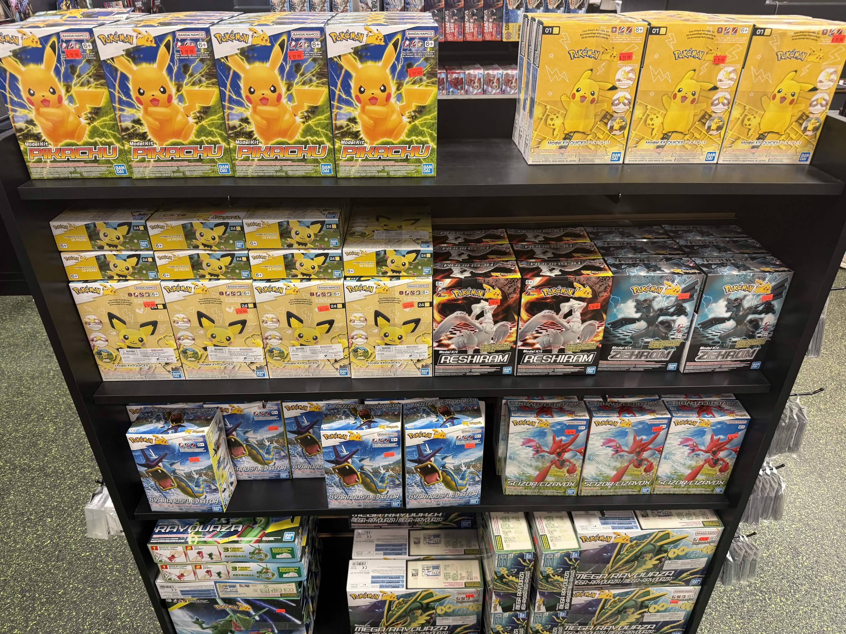 Pokemon model kits
