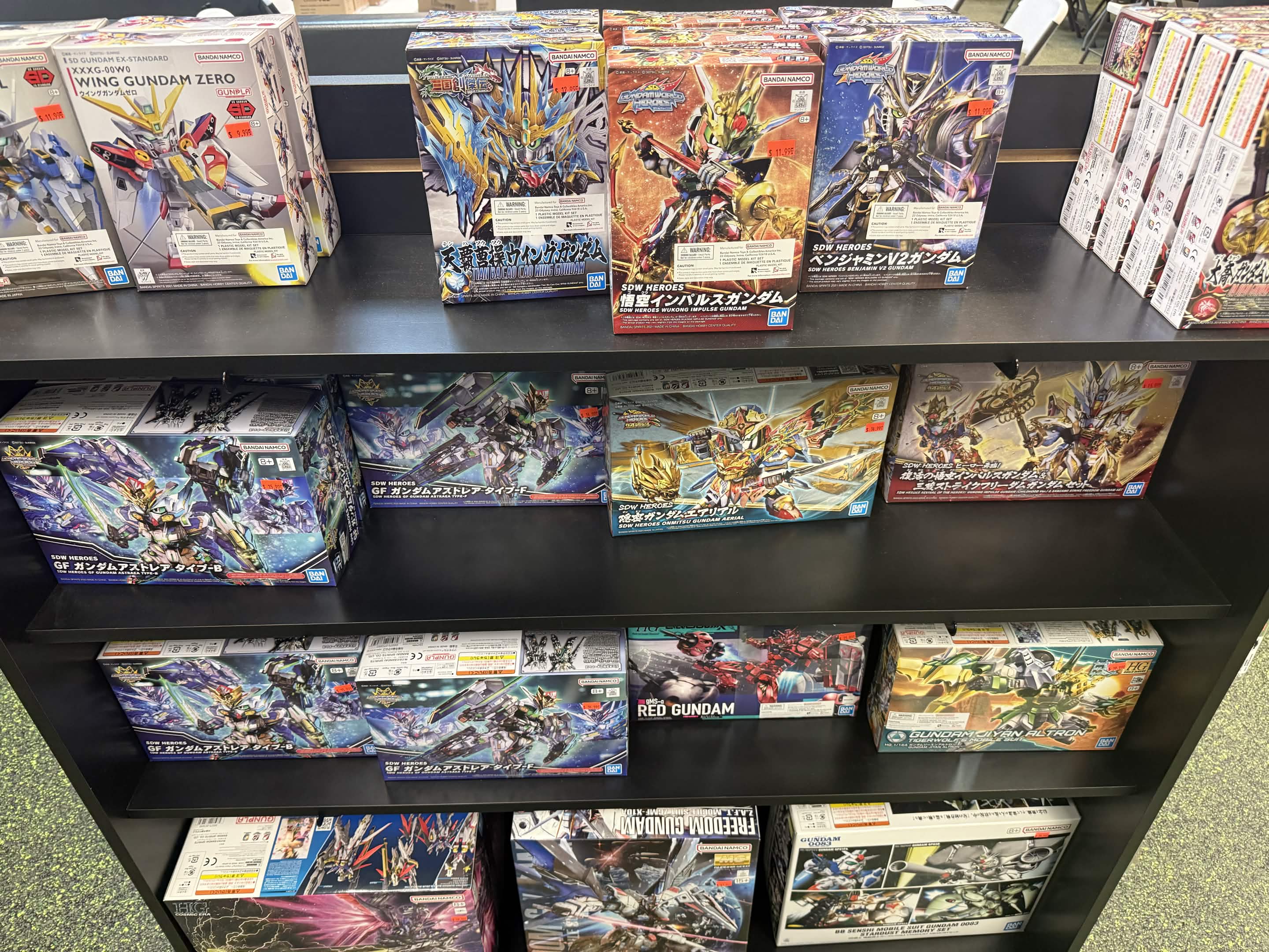 GunDam model kits